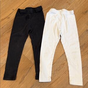 City Threads Kids Black and White Pair of Leggings